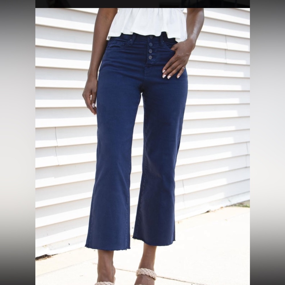Mica hi rise crop denim